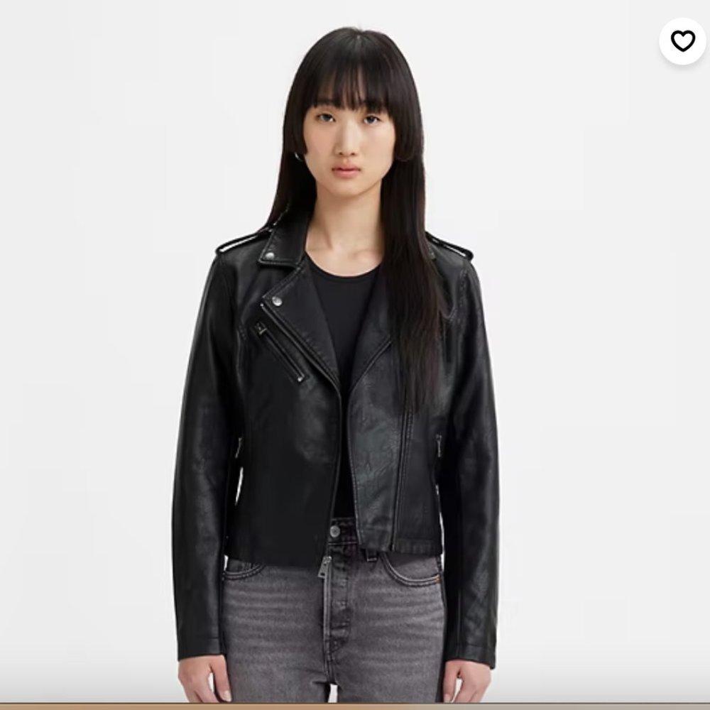 Levi Vegan Leather Moto Jacket